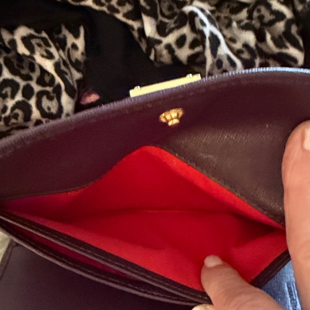 Dooney & Bourke Rich Plum Wallet - Picture 4 of 7